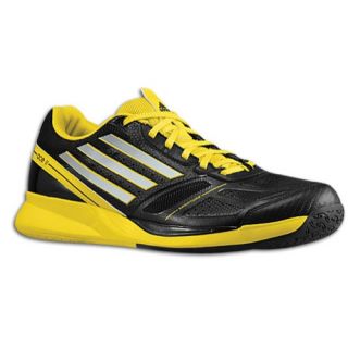 adidas adiZero Ace II   Mens   Tennis   Shoes   Black/Running White/Vivid Yellow
