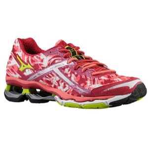 Mizuno Wave Creation 15   Womens   Running   Shoes   Cerise/Lime Punch/Sugar Coral