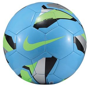 Nike FC247 Rolinho Menor Soccer Ball   Soccer   Sport Equipment   Current Blue/Silver/Neo Lime