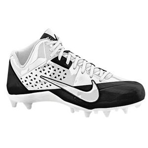 Nike Alpha Strike 3/4 TD   Mens   Football   Shoes   White/Black/Black