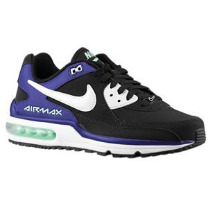 Nike Air Max Wright    Mens   Running   Shoes   Black/White/Court Purple/Green Glow