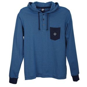LRG Core Collection PO Hoodie Henley   Mens   Casual   Clothing   Navy