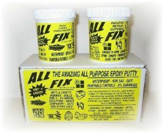 All Fix Epoxy Putty Kit 12 Ounce Set   Arts & Crafts Jewelry Design   Sculpting   Moldeling   Underwater Epoxy   Repair & Restoration   All Fix By Cir Cut Corporation   The All Purpose Epoxy Repair Material   1001 Uses 
