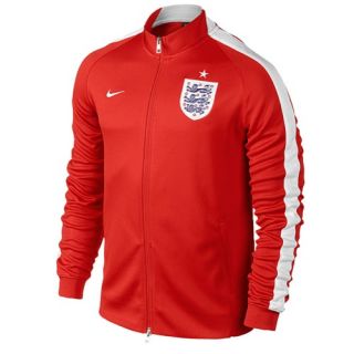 Nike N98 Authentic Track Jacket   Mens   Soccer   Clothing   England   Challenge Red/White/White