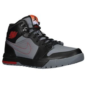 Jordan AJ 1 Trek   Mens   Basketball   Shoes   Cool Grey/Black/Gym Red/White