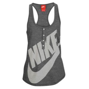 Nike Gym Vintage Tank   Womens   Casual   Clothing   Dark Grey/Sail