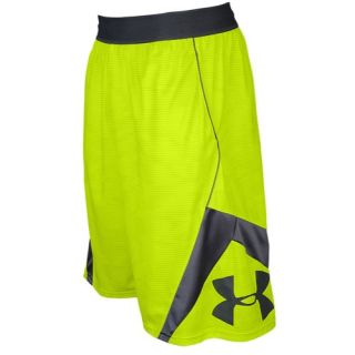 Under Armour EZ Mon Knee Shorts   Mens   Basketball   Clothing   Hi Vis Yellow/Graphite