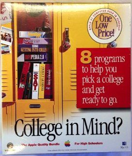College in Mind? For Mac, 8 Programs to Help You Pick a College and Get Ready to Go, 1996. Resumemaker Deluxe, Expresso, Getting Into College, Infopedia 2.0, Inside the SAT and Psat, Correct Grammar, Monarch Notes, and You Don't Know Jack. Software