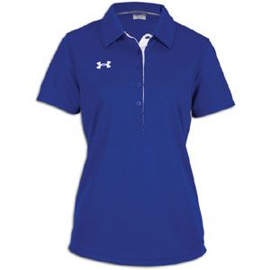 Under Armour Coaches Polo II   Womens   For All Sports   Clothing   Royal/White