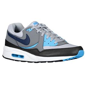 Nike Air Light Essential   Mens   Running   Shoes   Base Grey/Base Grey/Vivid Blue/Black