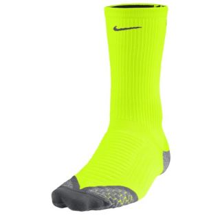 Nike Dri FIT Elite Run Cushion Crew Socks   Running   Accessories   Volt/Anthracite