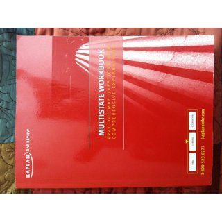 Kaplan Multistate Workbook 2012 Practice MBE Questions with Comprehensive Explanation (Bar Review) Kaplan PMBR Books