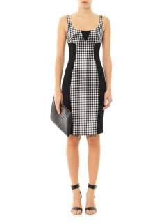 Gingham fitted dress  Versace