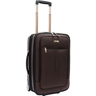 Travelers Choice TC0424 Sienna 21 Hybrid Hard Shell Rolling Upright Suitcase/Bag, Brown