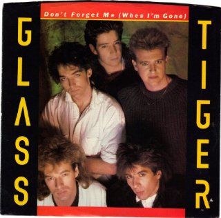 GLASS TIGER/Don't Forget Me (When I'm Gone)/45rpm record + picture sleeve Music