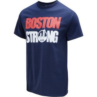 DELTA PRO WEIGHT Mens Boston Strong Short Sleeve T Shirt   Size Medium, Navy