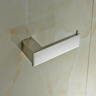 Contemporary Quadrate Stainless Steel Toilet Roll Holders