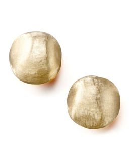 Textured Gold Stud Earrings, Small   Marco Bicego   Gold