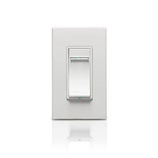 Leviton VRI06 1LZ Vizia RF + 600W Incandescent Scene Capable Dimmer, White/Ivory/Light Almond   Wall Dimmer Switches  