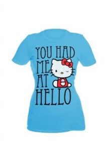 Hello Kitty You Had Me At Hello Girls T Shirt Plus Size Size  XX Large Clothing