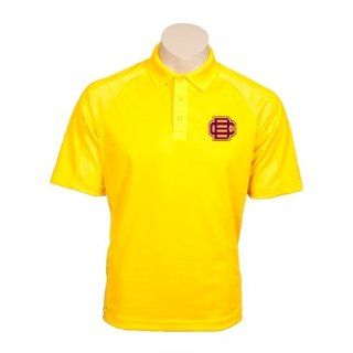 Bethune Cookman Gold Dri Mesh Pro Polo 'BC Logo'  Sports Fan Polo Shirts  Sports & Outdoors