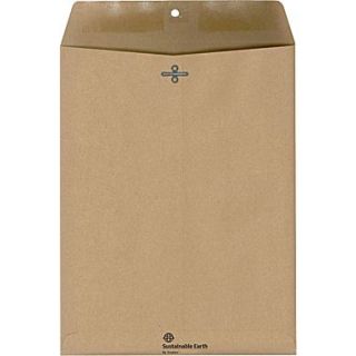 Sustainable Earth by™ Natural Brown Clasp Envelopes