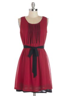 Do Re Meeting Dress in Red  Mod Retro Vintage Dresses