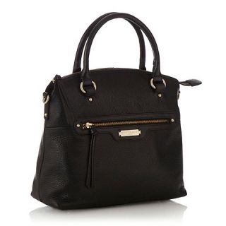 Bailey & Quinn Black arched leather tote bag