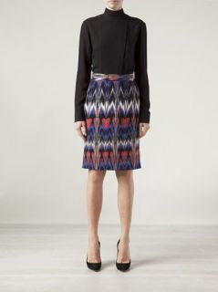 M Missoni Abstract Ikat Skirt