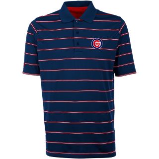 Antigua Chicago Cubs Mens Deluxe Short Sleeve Polo   Size Large, Dark