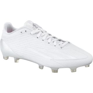 adidas Mens adiZero 5 Star 3.0 Low Football Cleats   Size 9, Metallic White