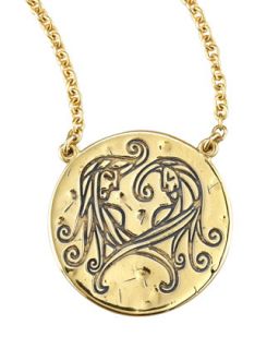 Astrology Necklace, Gemini   Amy Zerner   Gold