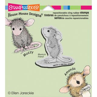 Stampendous House Mouse Cling Rubber Stamp 3.5inx4in Sheet hopeful Mouse