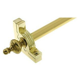 Carpet Rods. Sovereign Urn Tip Stair Rod   1/2" Diameter Brass With Decorative Brackets   Staircase Parts  