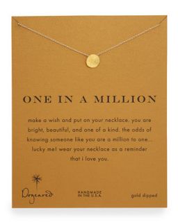 One in a Million Gold Dipped Necklace   Dogeared   Gold