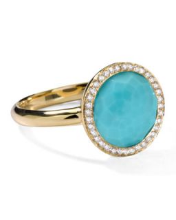 Rock Candy Mini Lollipop Diamond Turquoise Ring   Ippolita   Gold (7)