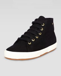 Hi Top Faille Lace Up Sneaker, Black   Superga For The Row   Black (41.0B/9.5B)