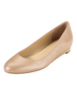 Astoria Ballerina Flat, Gold   Cole Haan   Gold (38.5AA/8.5AA)