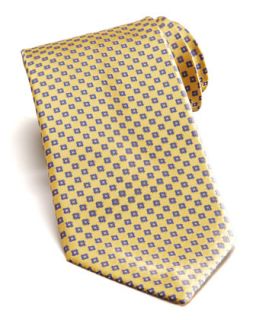 Mens Floral Silk Tie, Yellow   Stefano Ricci   Yellow