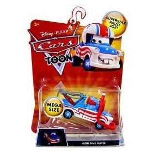 OPENER.OUTER PACKAGE HAS SHIPPING DAMAGEDisney Pixar Cars Toon Mega Size High Dive Mater Toys & Games