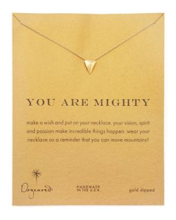 Mighty Golden Stud Pendant Necklace   Dogeared   Gold