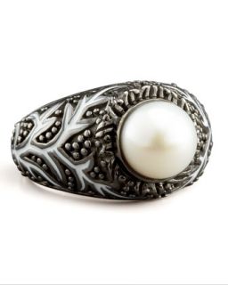 Vine Pattern Ring   MCL by Matthew Campbell Laurenza   Pearl (7)