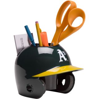 Schutt Oakland Athletics Helmet Shaped Plastic Desk Caddy (714195143441)
