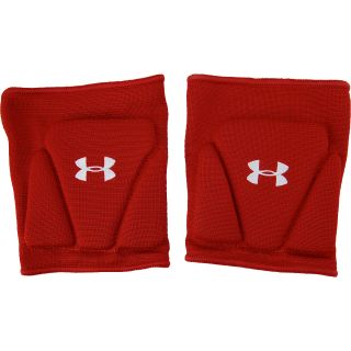 UNDER ARMOUR Strive Volleyball Knee Pads   Size S/m, Red/white