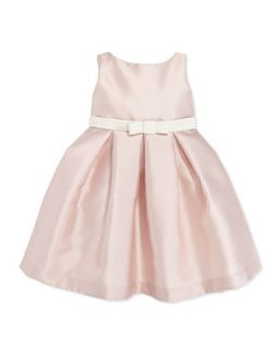 Elle Box Pleat Party Dress, Pink, Sizes 2 6   Zoe