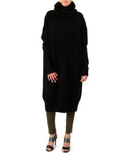 Womens Dita Oversized Scarf Neck Dress   Acne Studios   Black (XS/S)