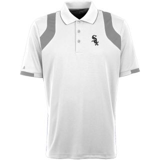 Antigua Chicago White Sox Mens Fusion Short Sleeve Polo   Size Large,