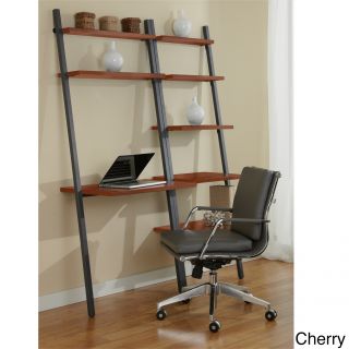 Jesper Office Ladder Desk With Bookcase
