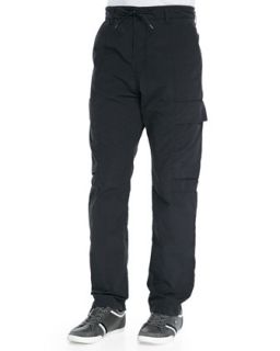 Mens Cotton/Nylon Cargo Pants   J Brand Jeans   Black (38)