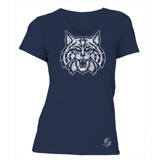 SOFFE Womens Arizona Wildcats No Sweat V Neck Short Sleeve T Shirt   Size